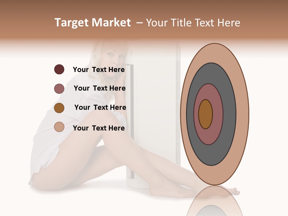 Condition Beautiful Blond PowerPoint Template