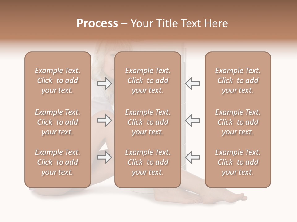 Condition Beautiful Blond PowerPoint Template