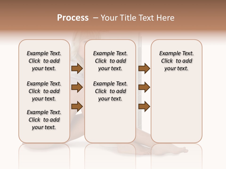 Condition Beautiful Blond PowerPoint Template