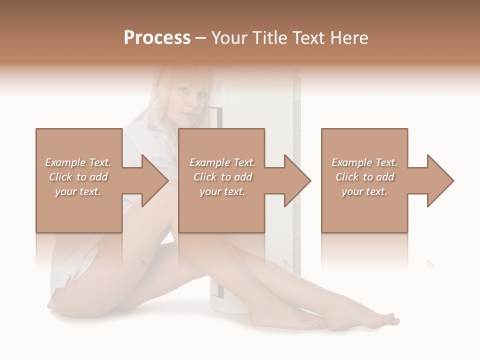 Condition Beautiful Blond PowerPoint Template