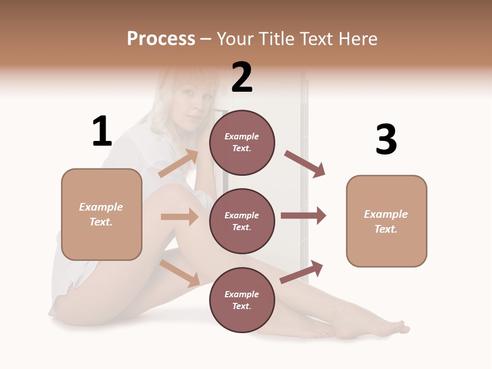 Condition Beautiful Blond PowerPoint Template