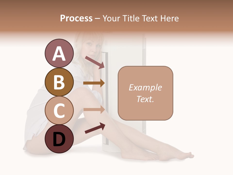 Condition Beautiful Blond PowerPoint Template