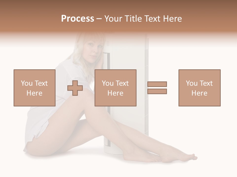 Condition Beautiful Blond PowerPoint Template
