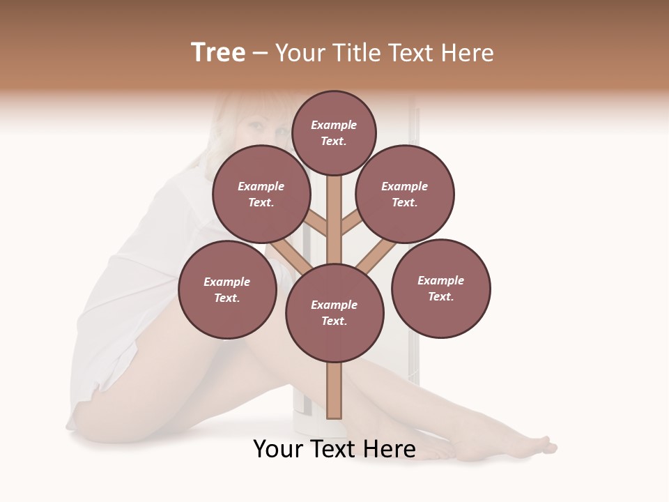 Condition Beautiful Blond PowerPoint Template