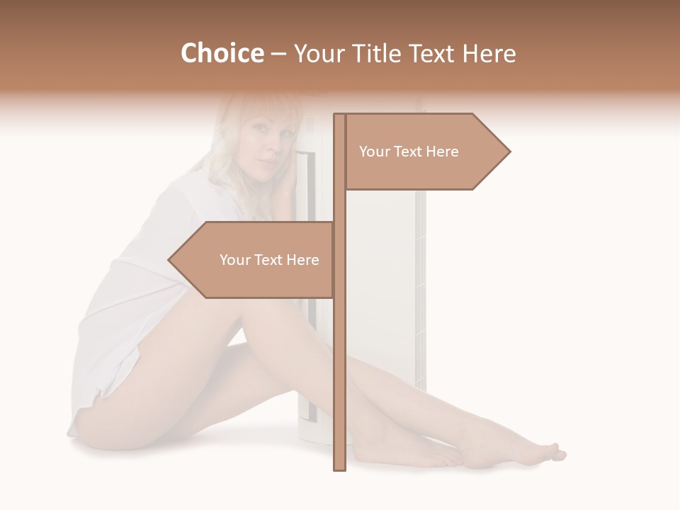 Condition Beautiful Blond PowerPoint Template