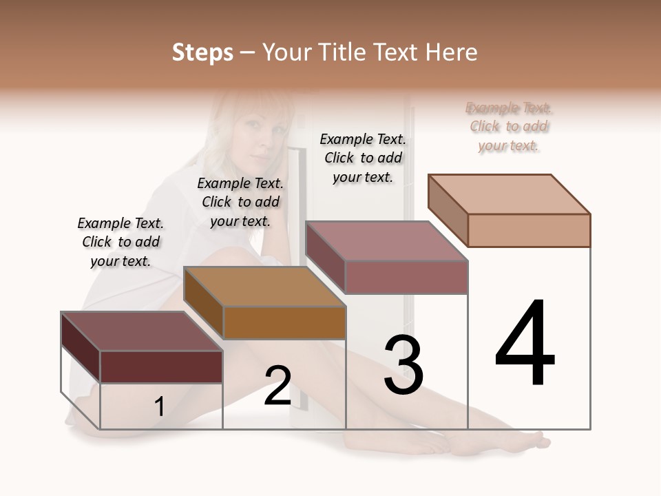 Condition Beautiful Blond PowerPoint Template
