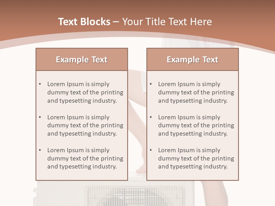 Conditioning Condition Conditioner PowerPoint Template