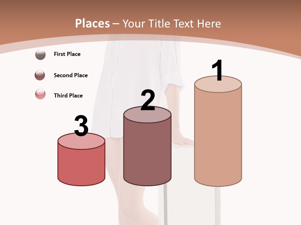 Woman Cute Smile PowerPoint Template