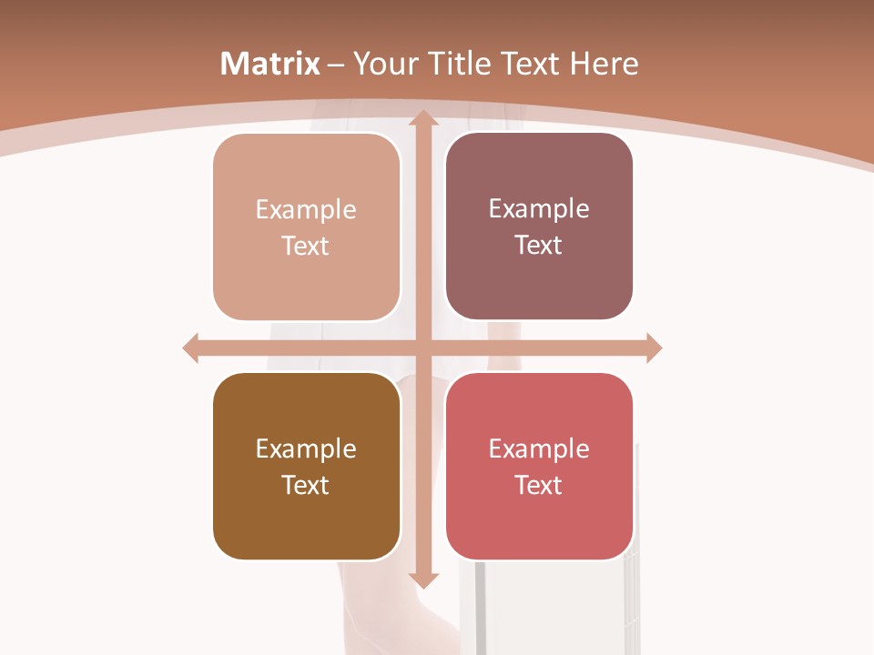 Woman Cute Smile PowerPoint Template