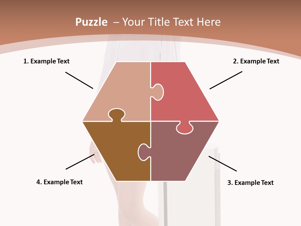 Woman Cute Smile PowerPoint Template