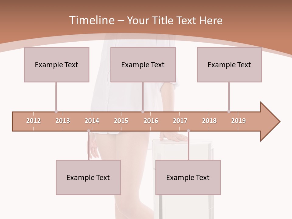 Woman Cute Smile PowerPoint Template