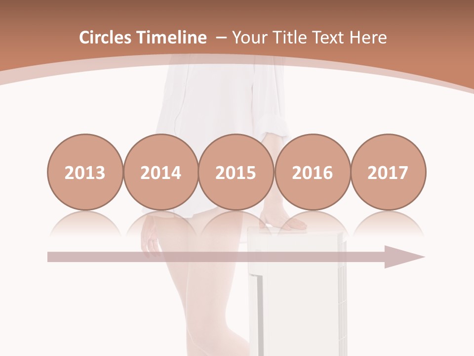 Woman Cute Smile PowerPoint Template