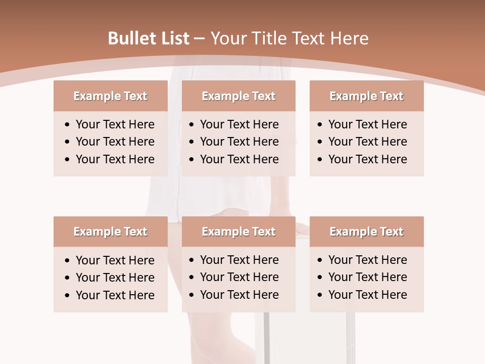 Woman Cute Smile PowerPoint Template