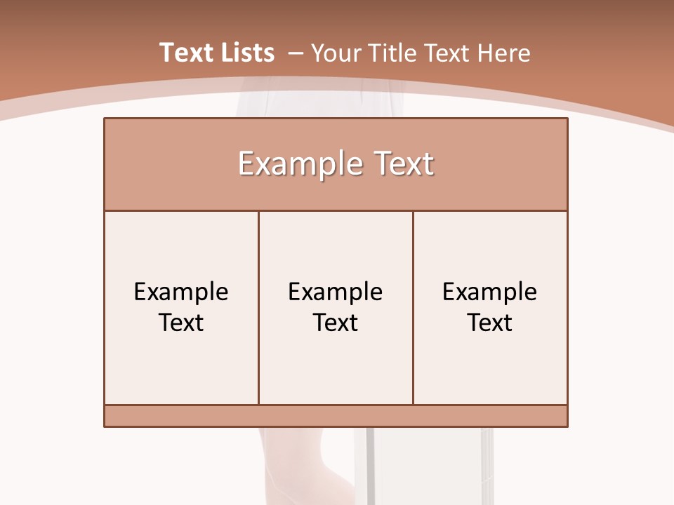 Woman Cute Smile PowerPoint Template