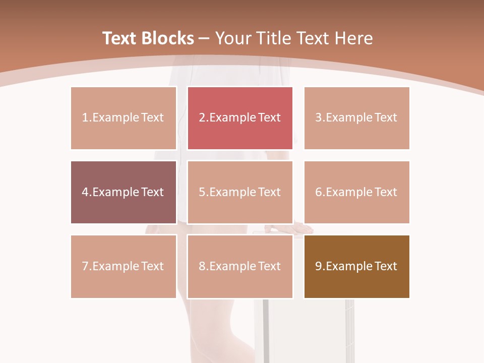 Woman Cute Smile PowerPoint Template