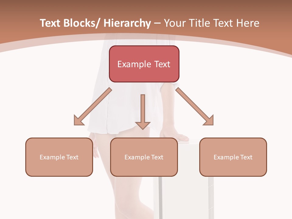 Woman Cute Smile PowerPoint Template