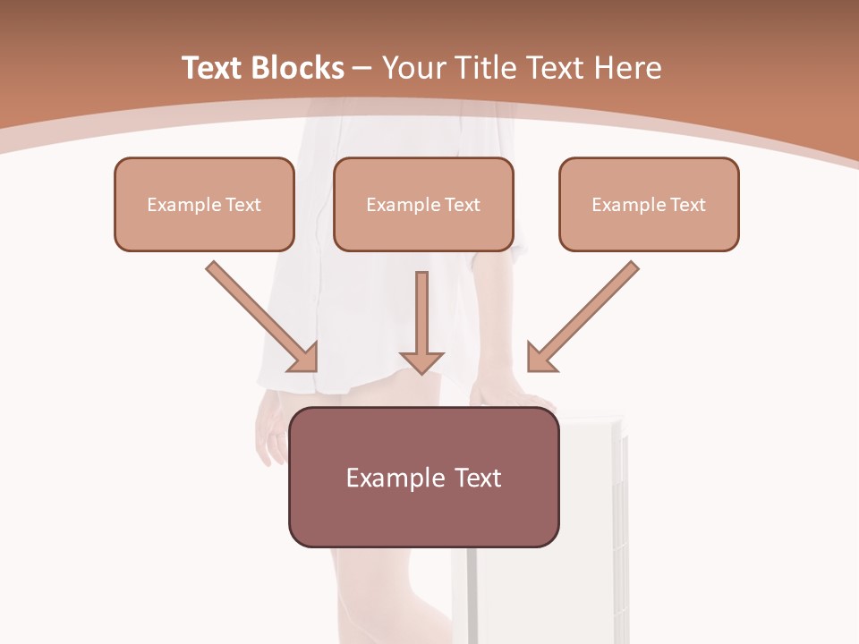 Woman Cute Smile PowerPoint Template