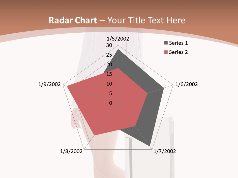 Woman Cute Smile PowerPoint Template