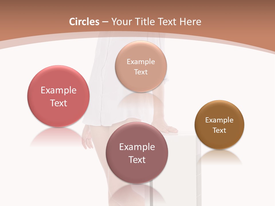 Woman Cute Smile PowerPoint Template