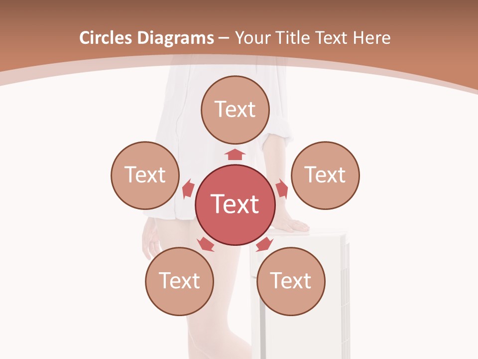 Woman Cute Smile PowerPoint Template