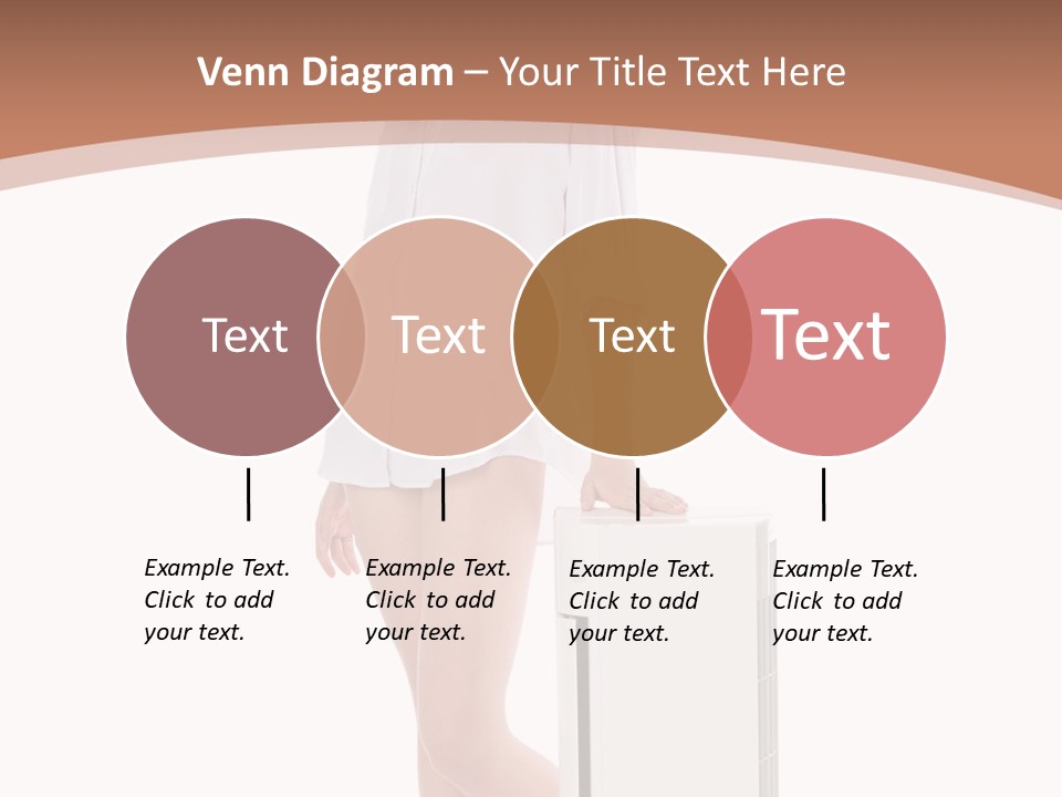 Woman Cute Smile PowerPoint Template