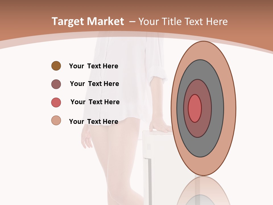 Woman Cute Smile PowerPoint Template