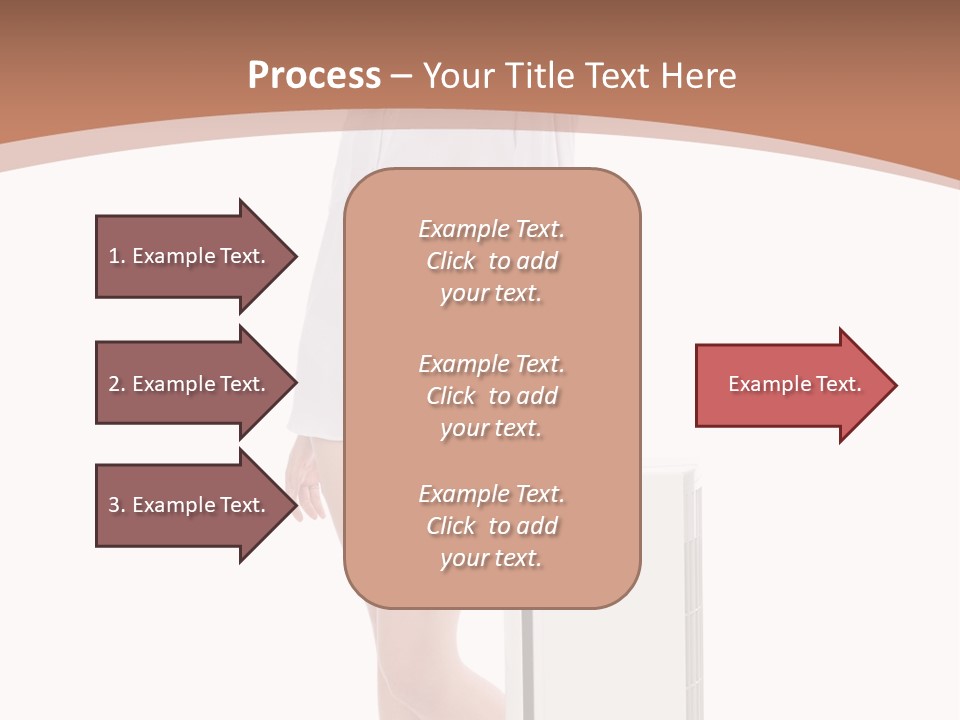 Woman Cute Smile PowerPoint Template