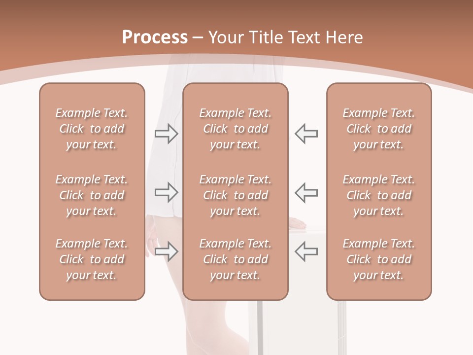 Woman Cute Smile PowerPoint Template