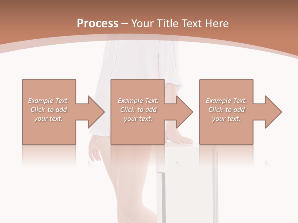 Woman Cute Smile PowerPoint Template