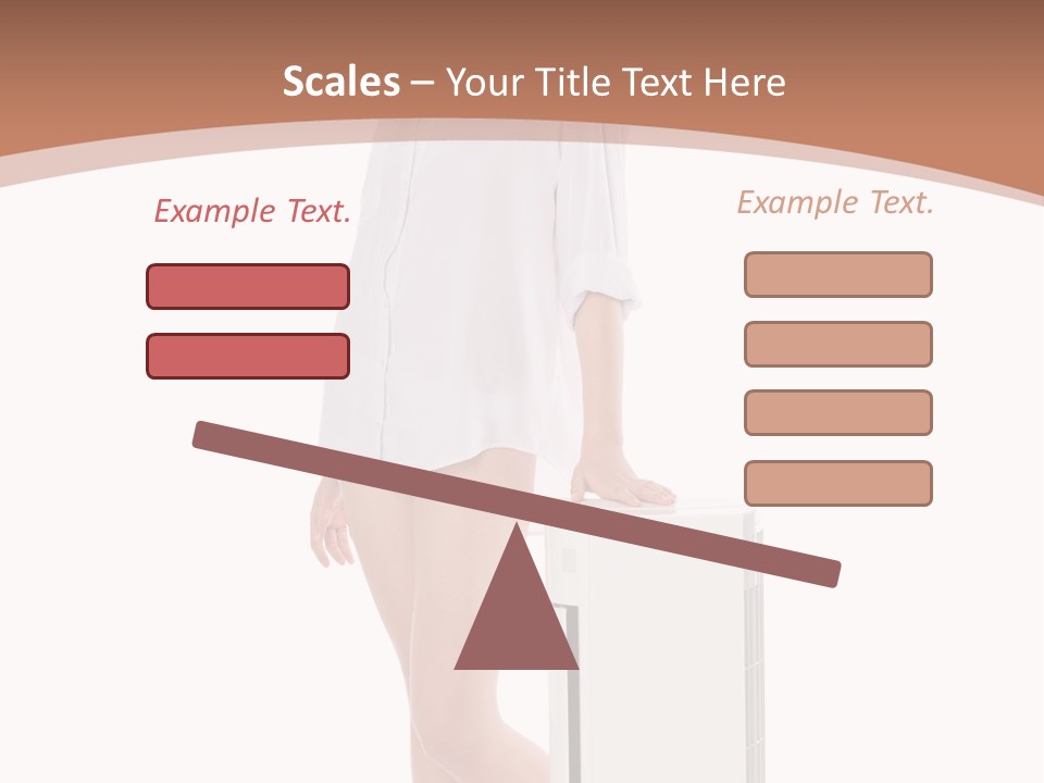 Woman Cute Smile PowerPoint Template