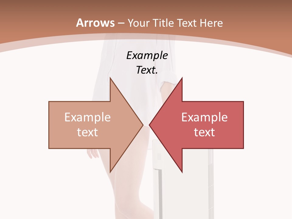 Woman Cute Smile PowerPoint Template