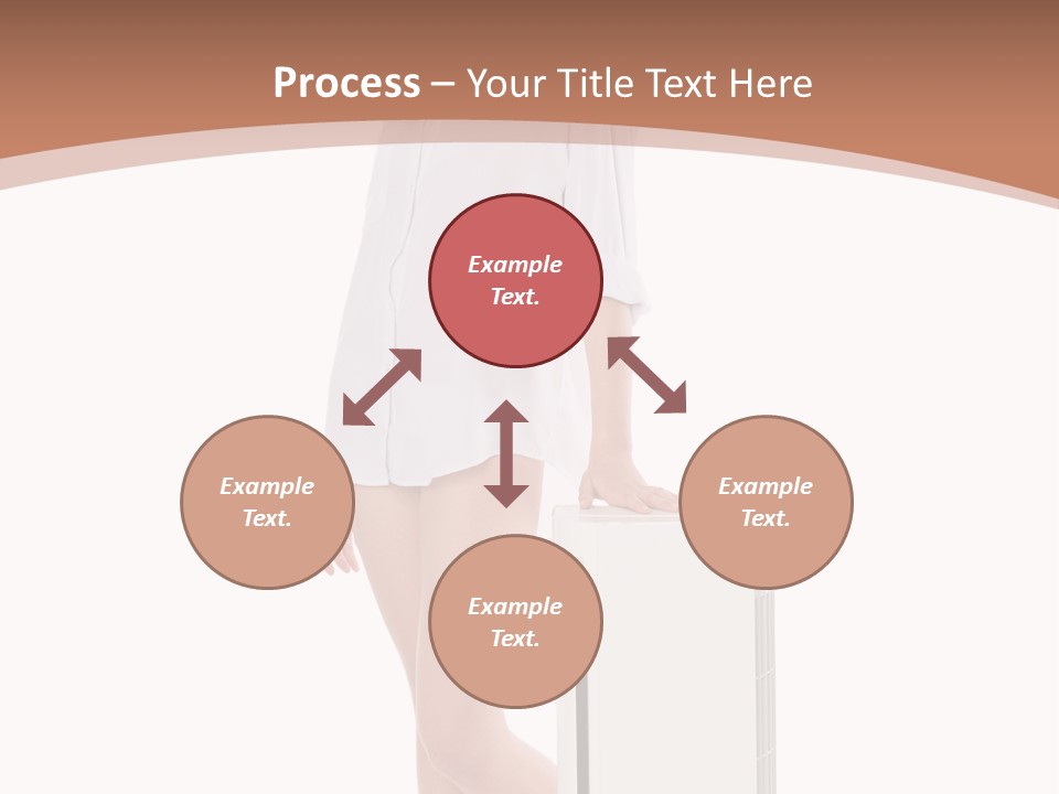 Woman Cute Smile PowerPoint Template