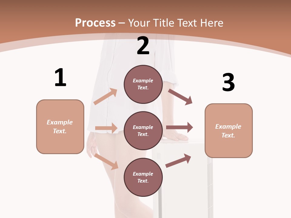 Woman Cute Smile PowerPoint Template