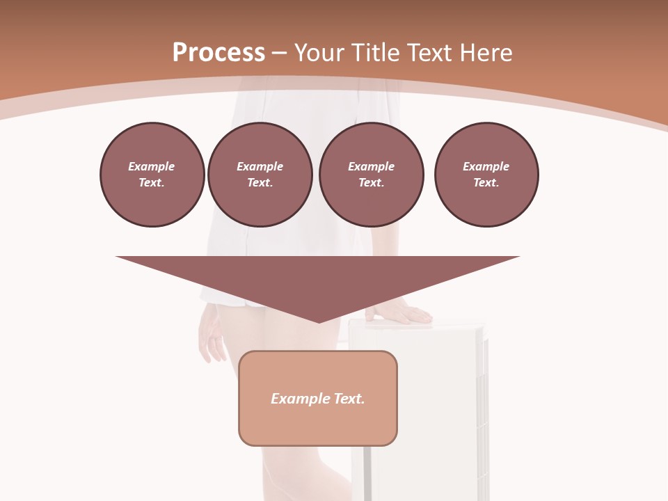 Woman Cute Smile PowerPoint Template