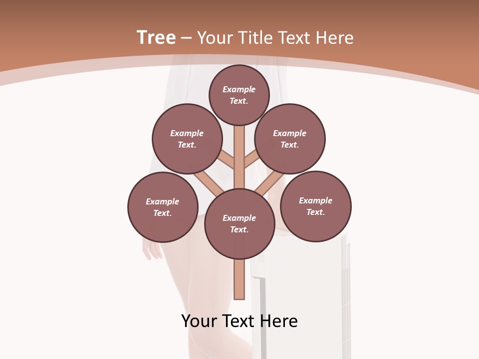 Woman Cute Smile PowerPoint Template