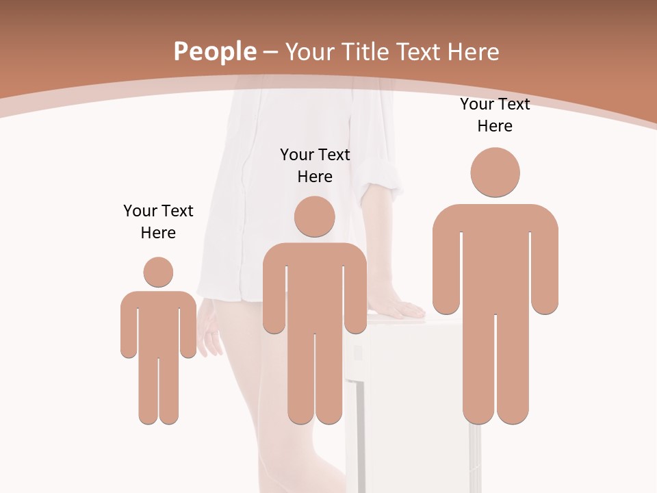 Woman Cute Smile PowerPoint Template