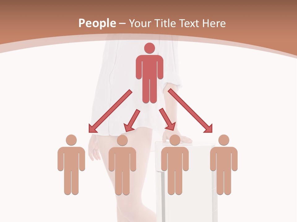 Woman Cute Smile PowerPoint Template