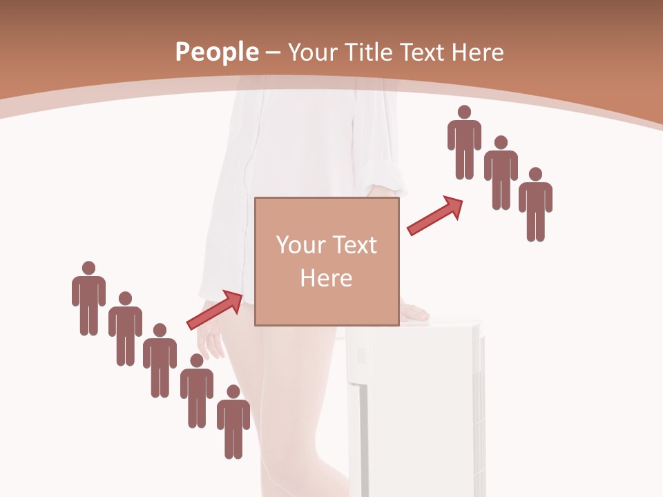 Woman Cute Smile PowerPoint Template