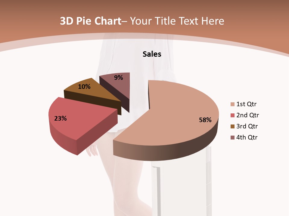 Woman Cute Smile PowerPoint Template