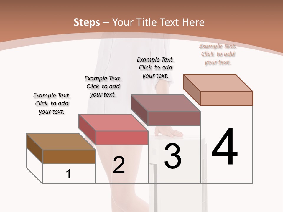 Woman Cute Smile PowerPoint Template