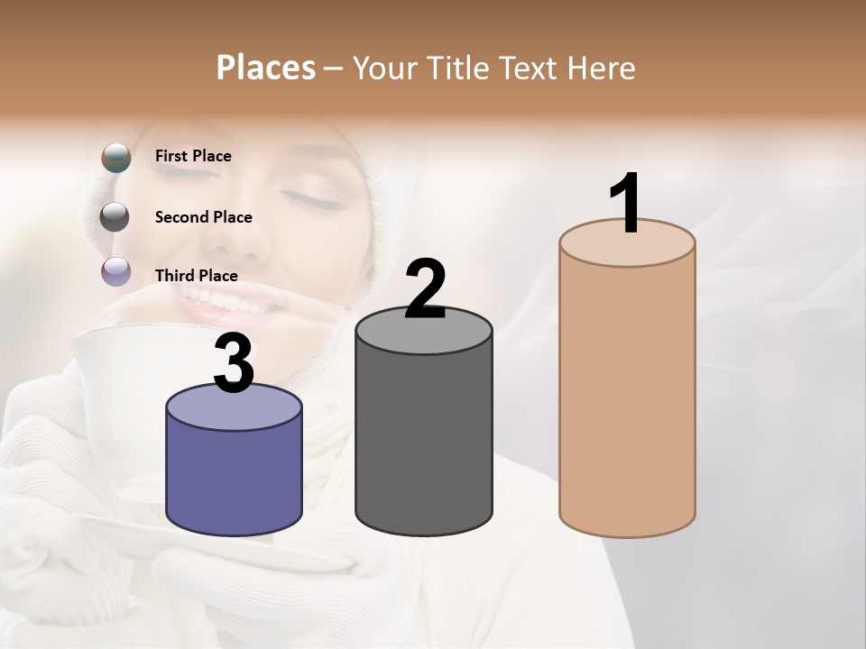 Outdoors Playful Snow PowerPoint Template