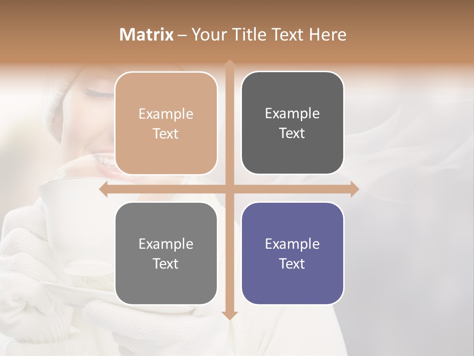 Outdoors Playful Snow PowerPoint Template