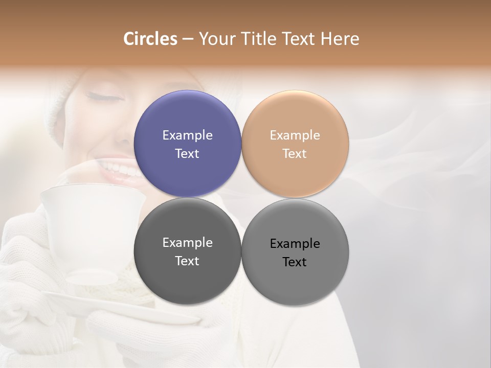 Outdoors Playful Snow PowerPoint Template