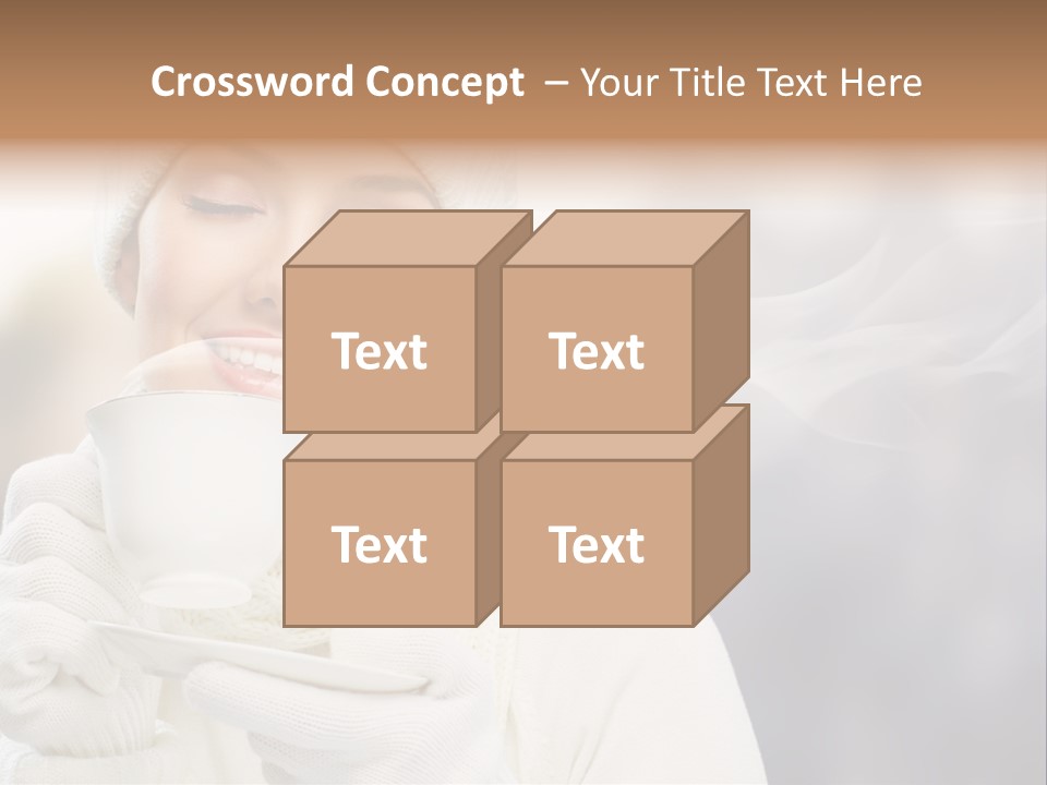 Outdoors Playful Snow PowerPoint Template