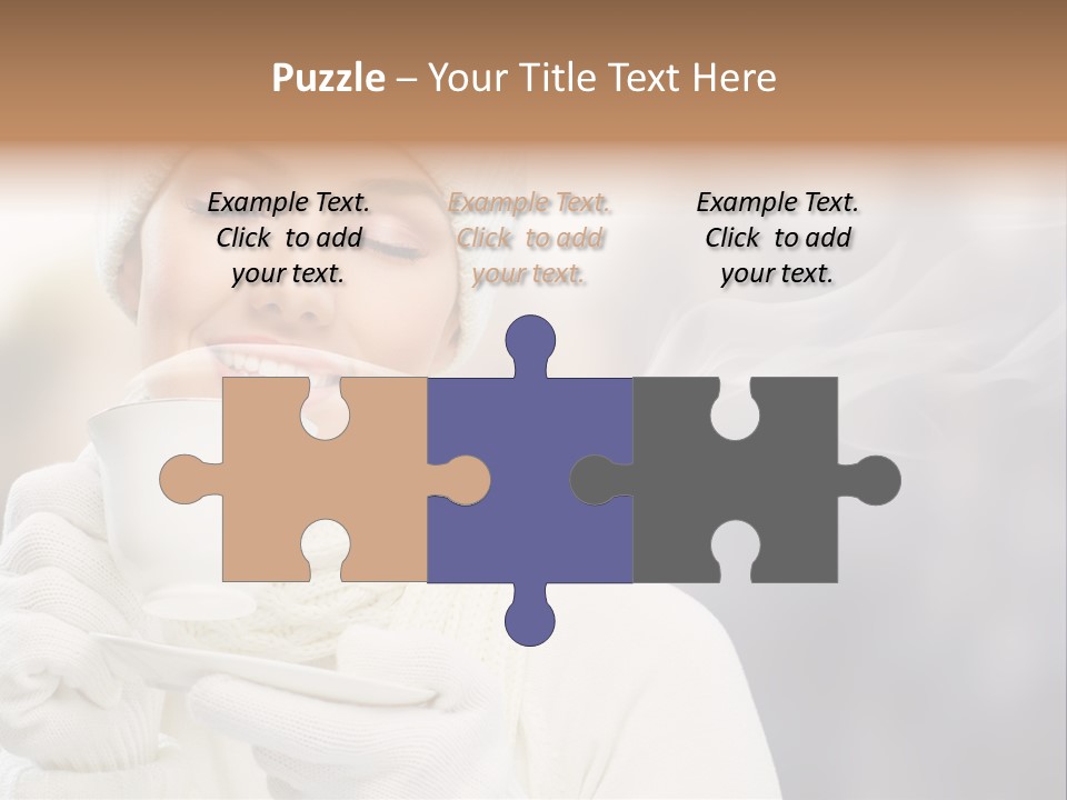 Outdoors Playful Snow PowerPoint Template