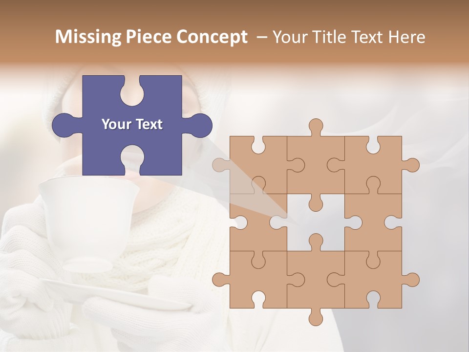 Outdoors Playful Snow PowerPoint Template