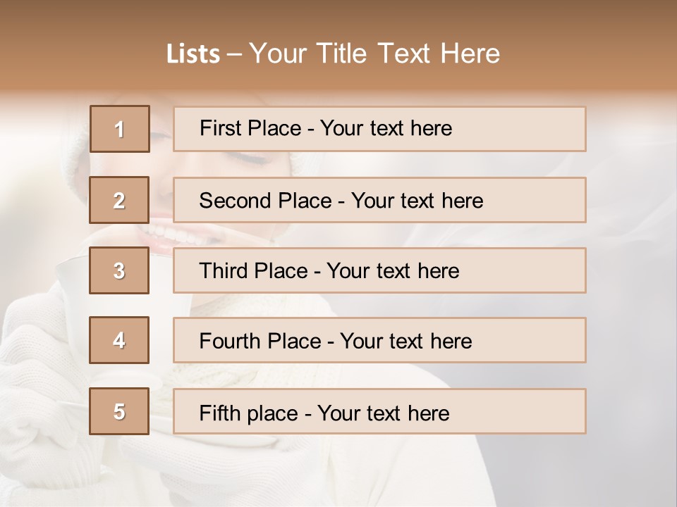 Outdoors Playful Snow PowerPoint Template