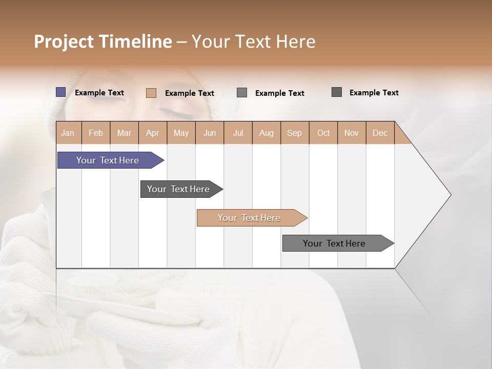 Outdoors Playful Snow PowerPoint Template