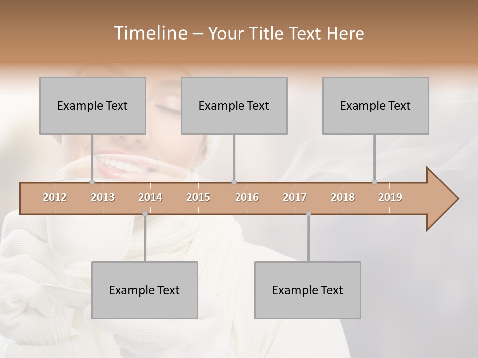 Outdoors Playful Snow PowerPoint Template