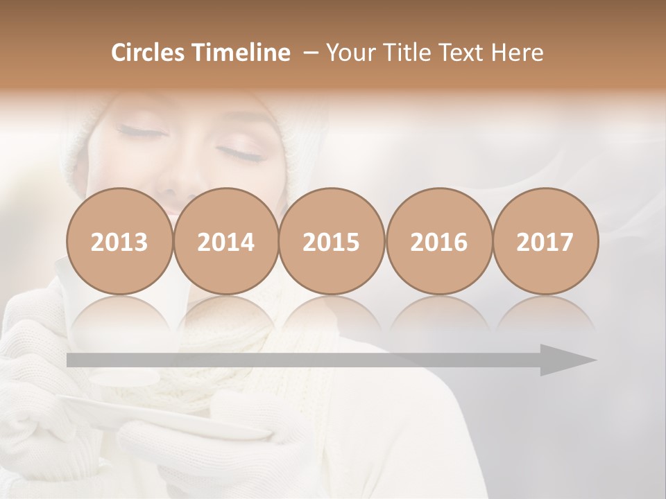 Outdoors Playful Snow PowerPoint Template